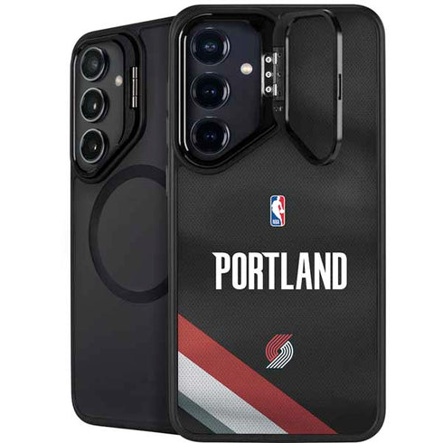 NBA Portland Trail Blazers Jersey Galaxy S24 FE Kickstand Case
